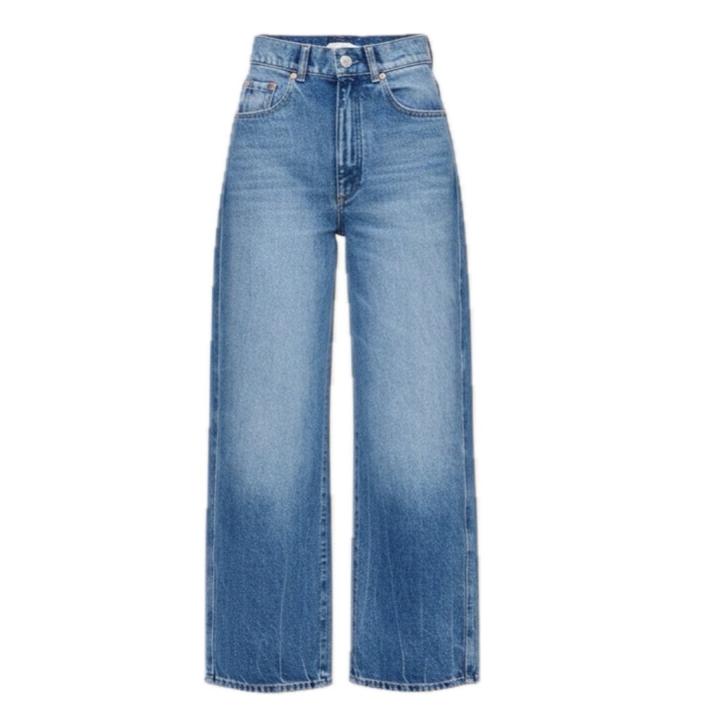 DL1961 Taylor High-Rise Wide Leg Women's Jeans - Light Blue